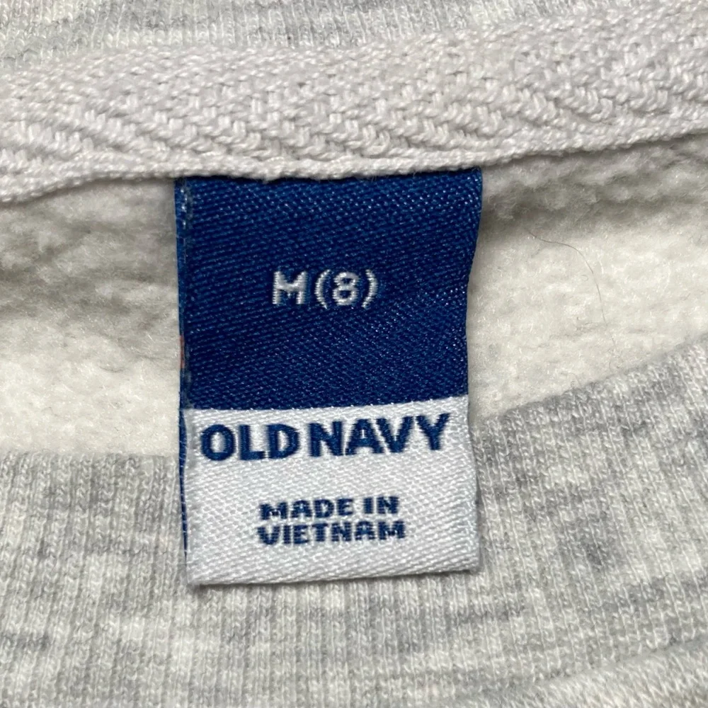 Old Navy 🟣 Size Girls Medium (8) Girl Power Oversized Crew-Neck Sweatshirt